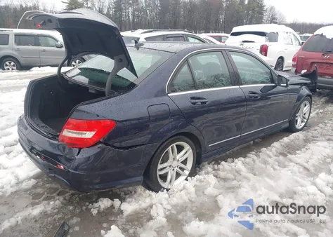 2013 Mercedes-Benz C 250 Sport from USA, damaged, VIN WDDGF4HB3DA799093